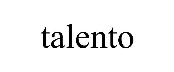 Trademark Logo TALENTO