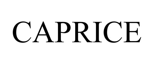 Trademark Logo CAPRICE