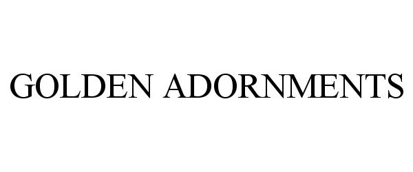Trademark Logo GOLDEN ADORNMENTS