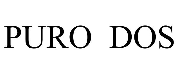 Trademark Logo PURO DOS