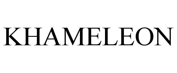 Trademark Logo KHAMELEON