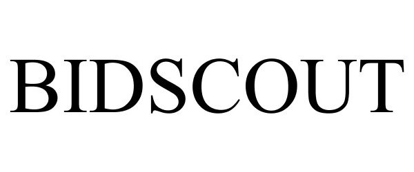 Trademark Logo BIDSCOUT