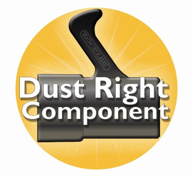 Trademark Logo DUST RIGHT COMPONENT