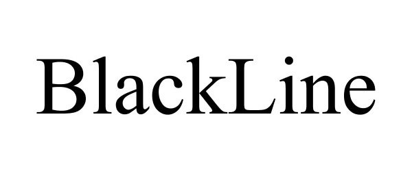 Trademark Logo BLACKLINE