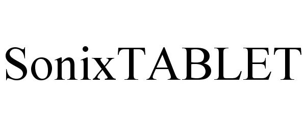 Trademark Logo SONIXTABLET