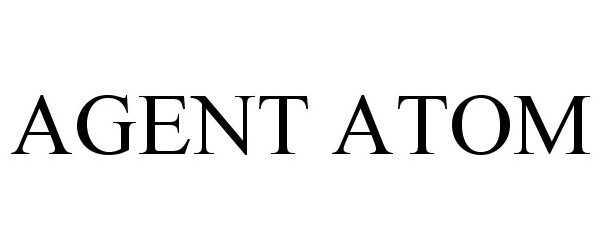Trademark Logo AGENT ATOM