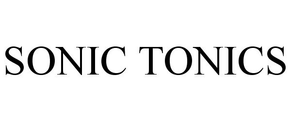 Trademark Logo SONIC TONICS