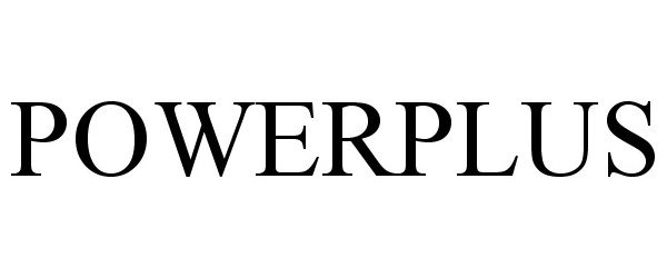 Trademark Logo POWERPLUS