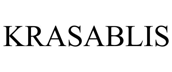 Trademark Logo KRASABLIS