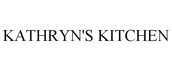  KATHRYN'S KITCHEN