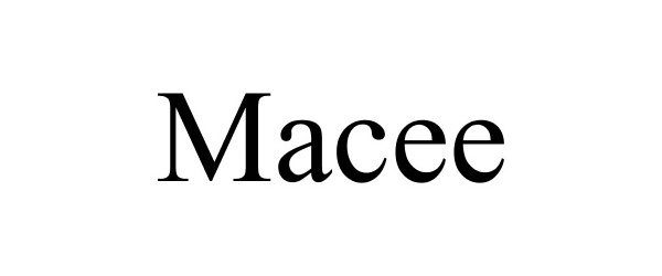 Trademark Logo MACEE