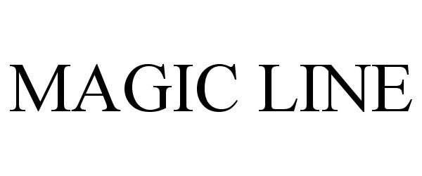 Trademark Logo MAGIC LINE