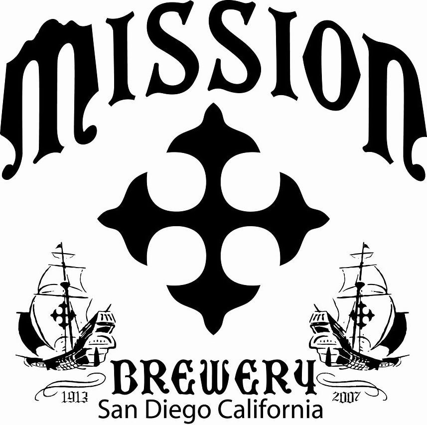 Trademark Logo MISSION BREWERY SAN DIEGO CALIFORNIA 1913 2007