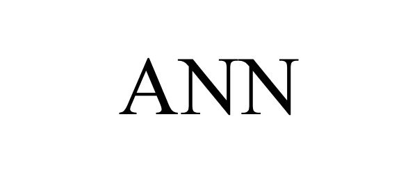Trademark Logo ANN
