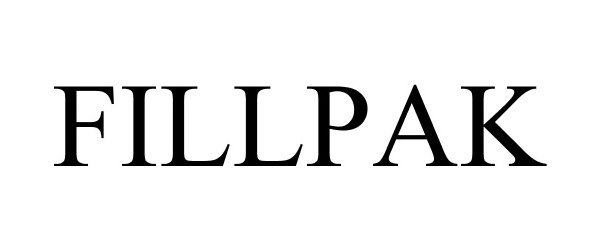 Trademark Logo FILLPAK