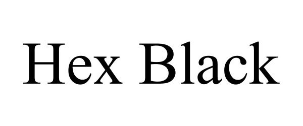  HEX BLACK