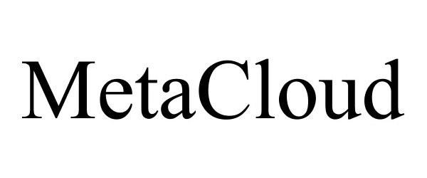 Trademark Logo METACLOUD