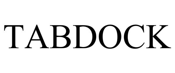 Trademark Logo TABDOCK
