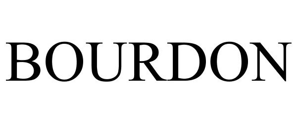 Trademark Logo BOURDON