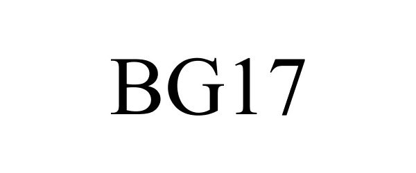 Trademark Logo BG17