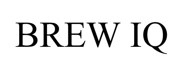 Trademark Logo BREW IQ