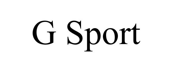 Trademark Logo G SPORT