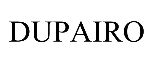 Trademark Logo DUPAIRO