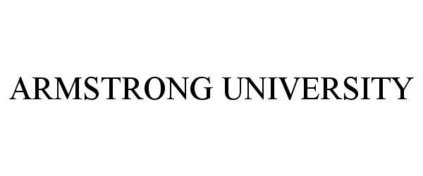  ARMSTRONG UNIVERSITY