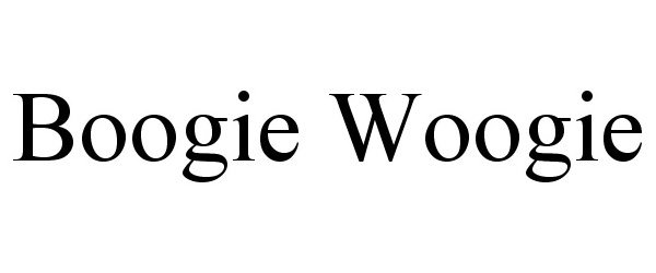 Trademark Logo BOOGIE WOOGIE