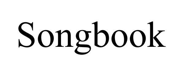 Trademark Logo SONGBOOK