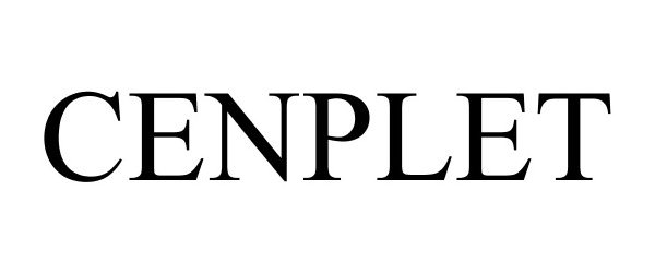 Trademark Logo CENPLET