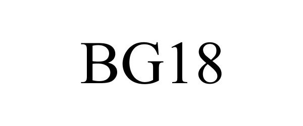 Trademark Logo BG18