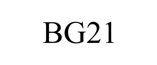 Trademark Logo BG21
