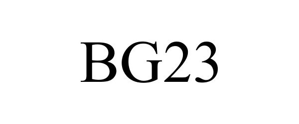 Trademark Logo BG23