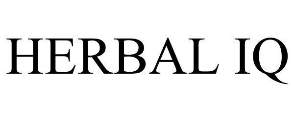 Trademark Logo HERBAL IQ