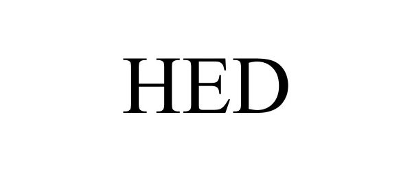 Trademark Logo HED