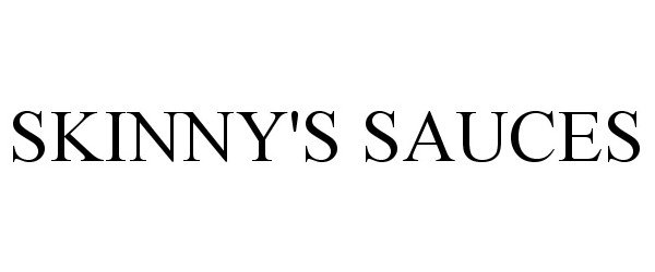 Trademark Logo SKINNY'S SAUCES