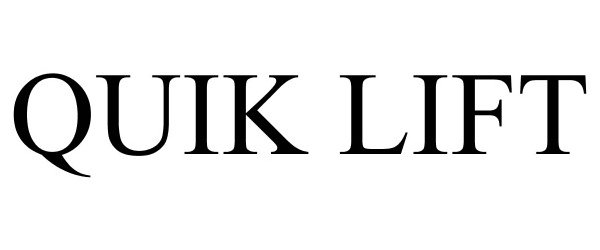 Trademark Logo QUIK LIFT