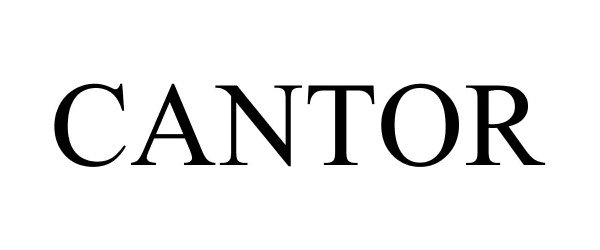 Trademark Logo CANTOR