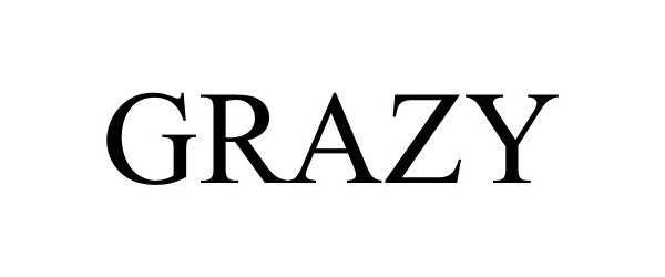 Trademark Logo GRAZY