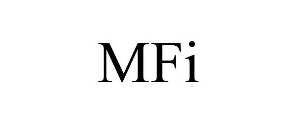Trademark Logo MFI