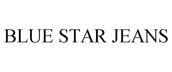 Trademark Logo BLUE STAR JEANS
