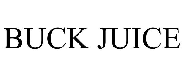 Trademark Logo BUCK JUICE