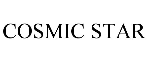 Trademark Logo COSMIC STAR