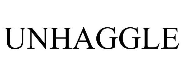 Trademark Logo UNHAGGLE