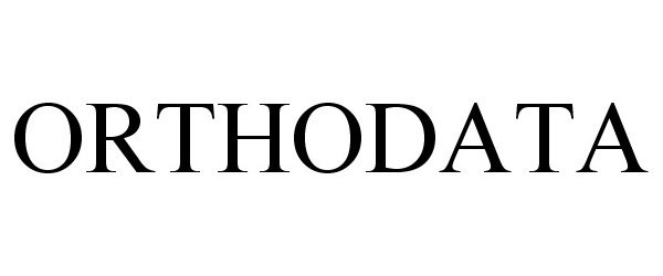 Trademark Logo ORTHODATA