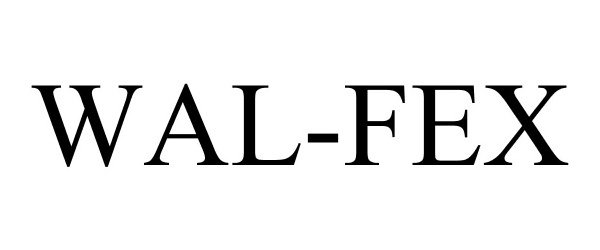 Trademark Logo WAL-FEX