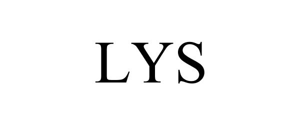 Trademark Logo LYS