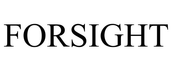 Trademark Logo FORSIGHT