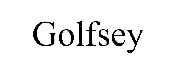 Trademark Logo GOLFSEY